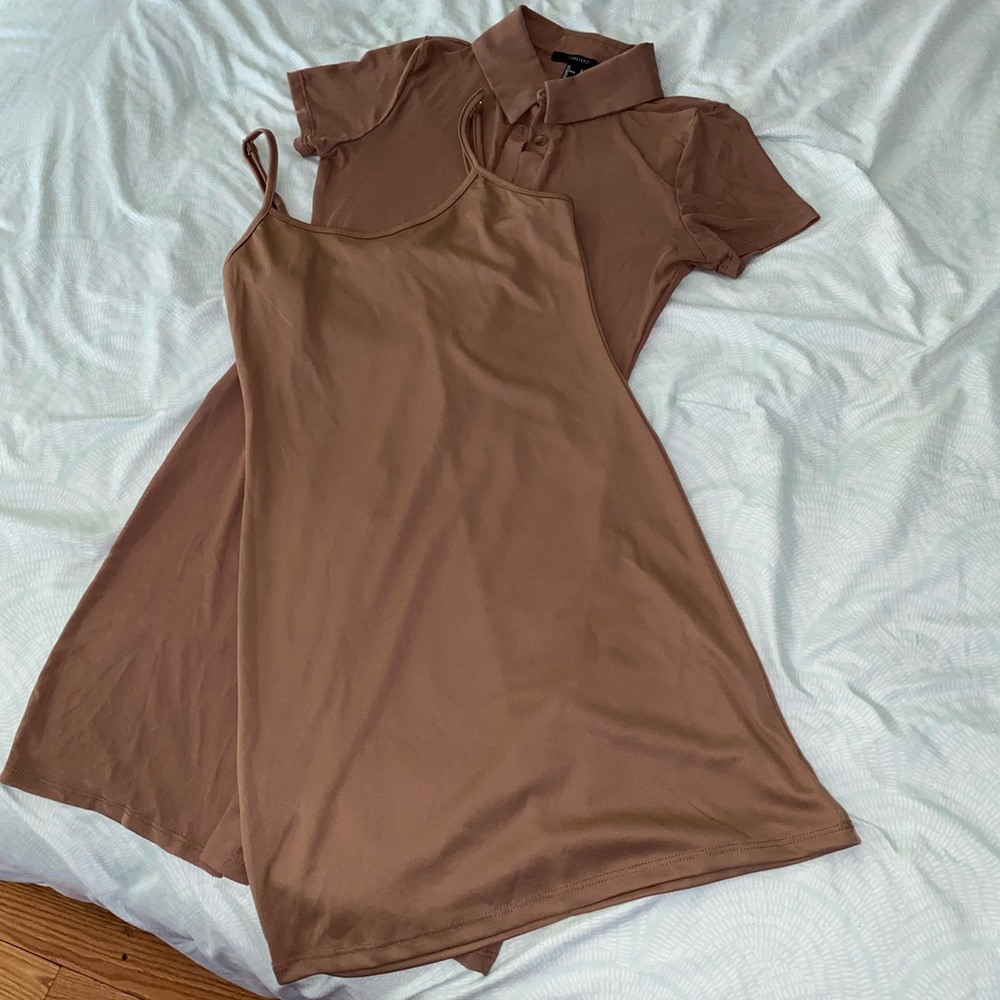 Summer Brown Dress.